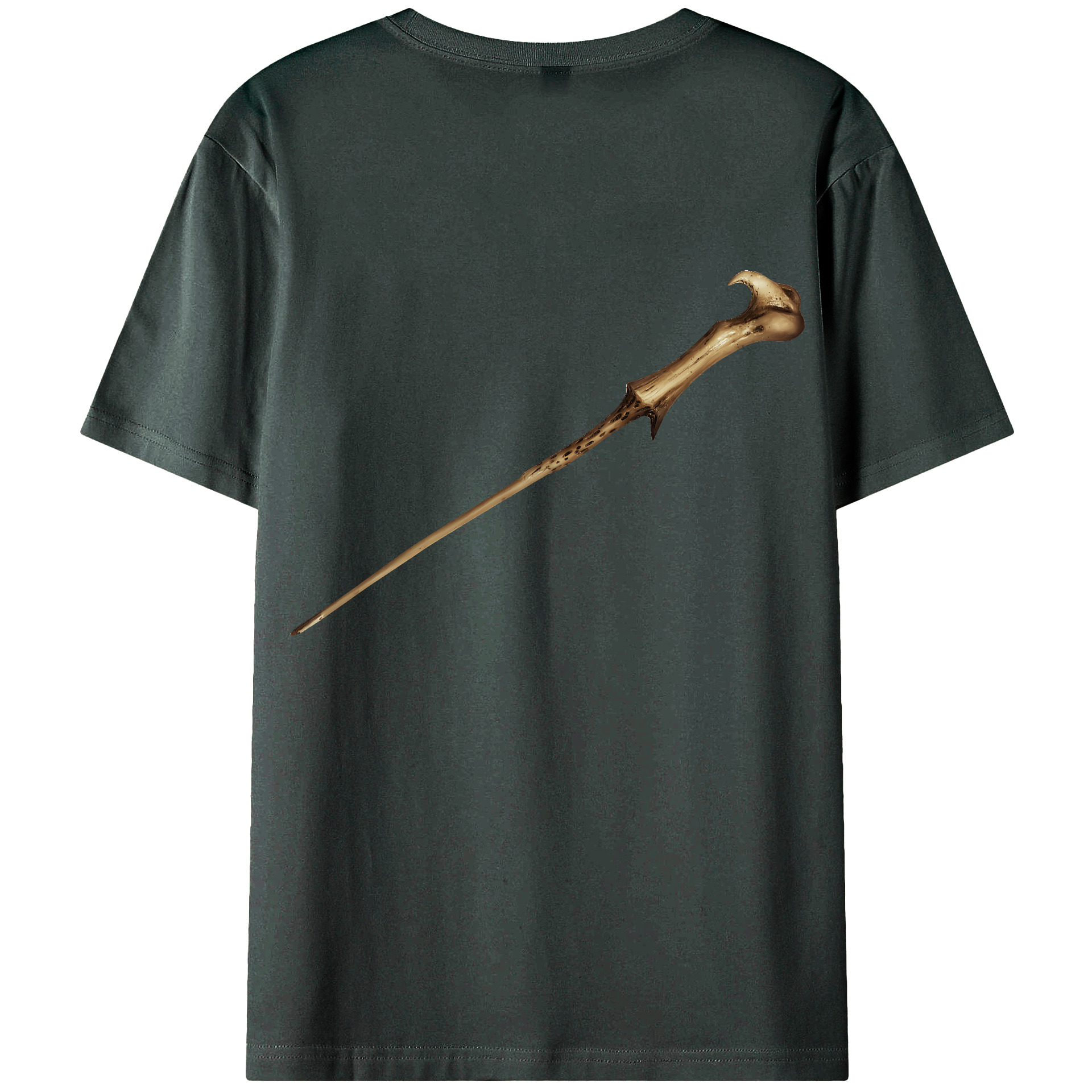 （画像用） Harry Potter ハリー・ポッターシリーズ 綿100％ メンズ半袖Tシャツ（バックプリント） 通気性